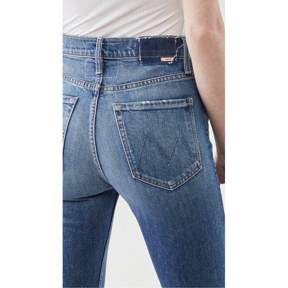 💕MOTHER SUPERIOR💕 High Waisted Rider Skimp Jeans ~ Cowboys Don't Cry 25 NWOT - Picture 4 of 16